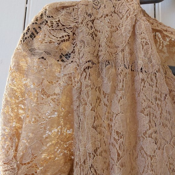 Vintage lace over dress - Picture 4 of 5